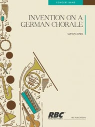 cover Invention on a German Chorale Concert Band sheet music cover